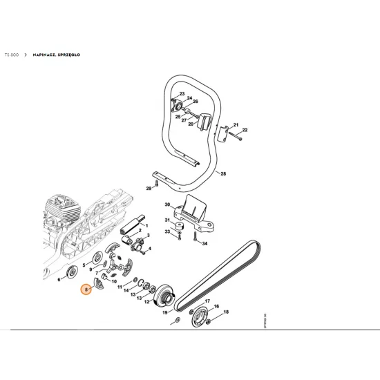 STIHL   Rozpieracz odśrodkowy 1122 162 0800